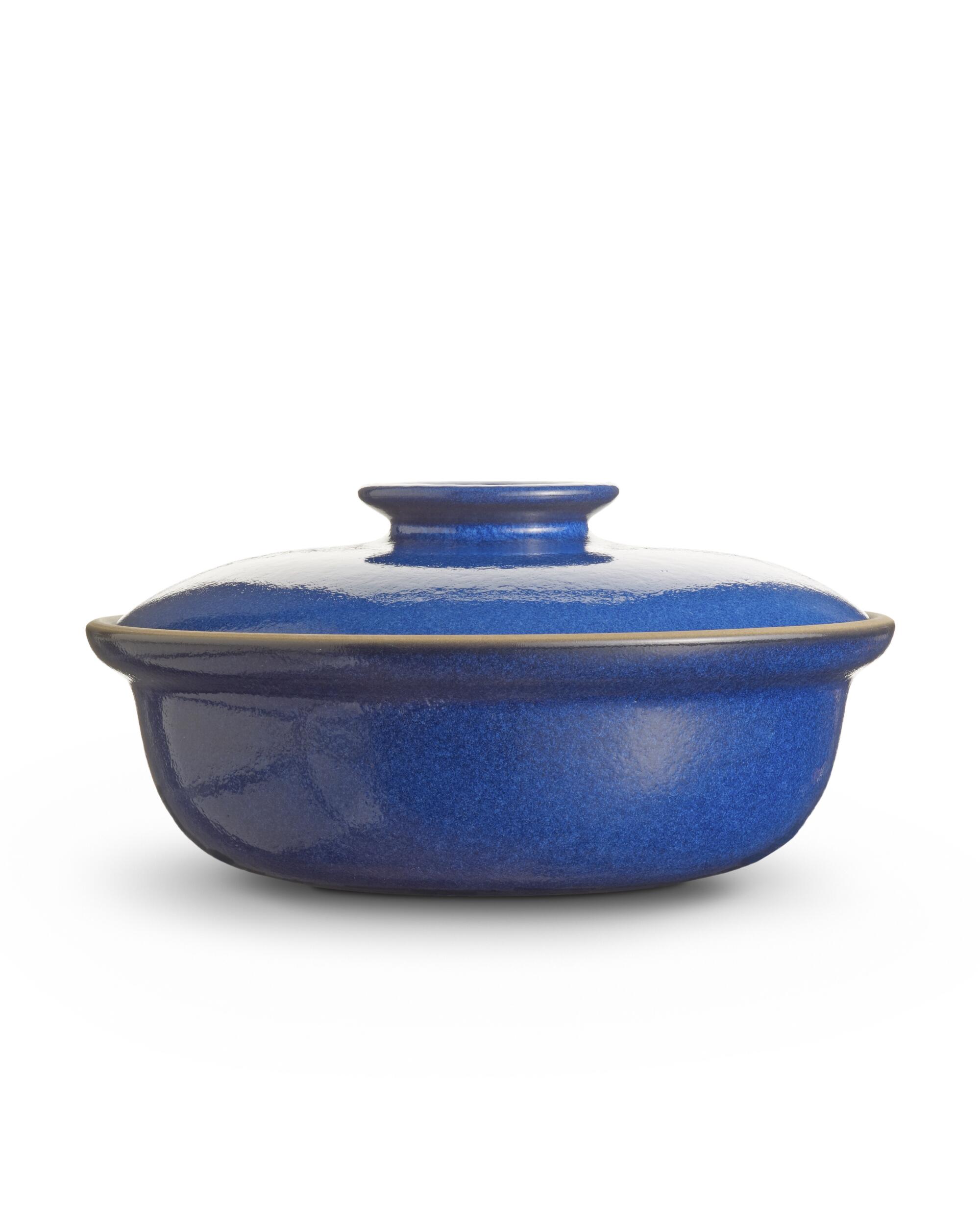 Blue soup bowl from Health Ceramics