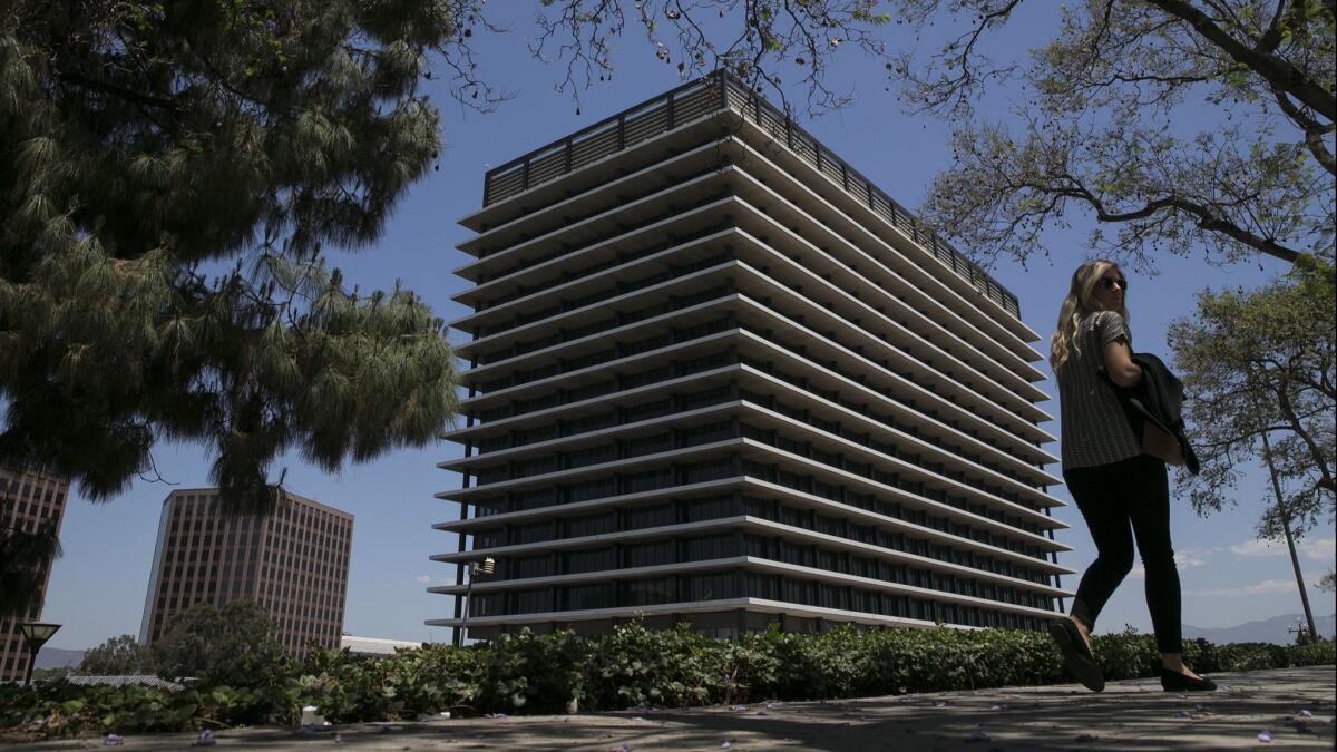 The Los Angeles Department of Water and Power (DWP) building in Los Angeles, Calif. on June 7, 2015.