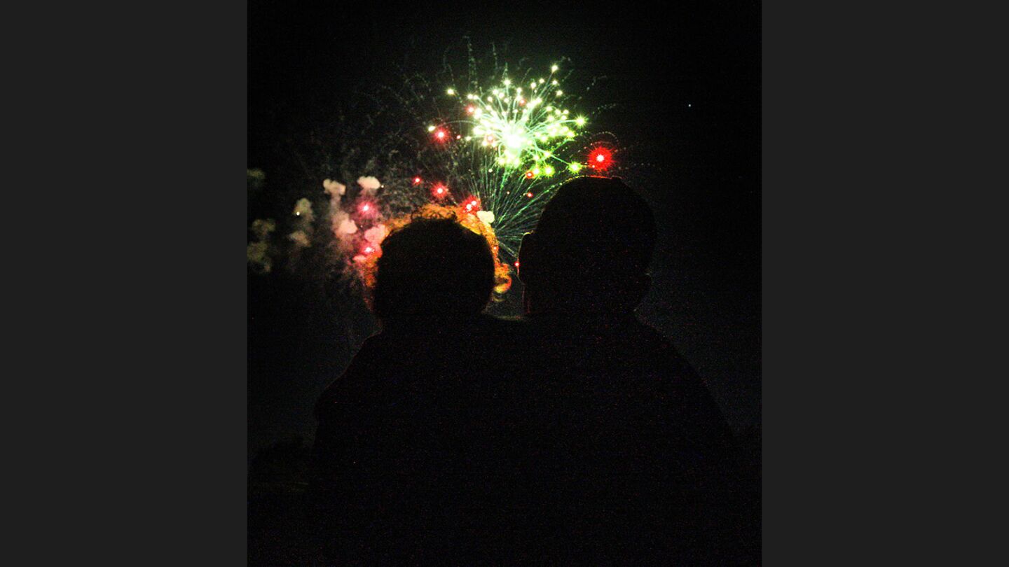 Photo Gallery Fireworks at the Starlight Bowl in Burbank