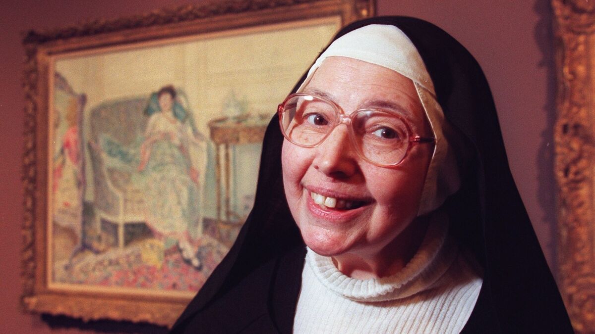 In the late 1990s, Sister Wendy Beckett visited the Los Angeles County Museum of Art for her series on U.S. museums.