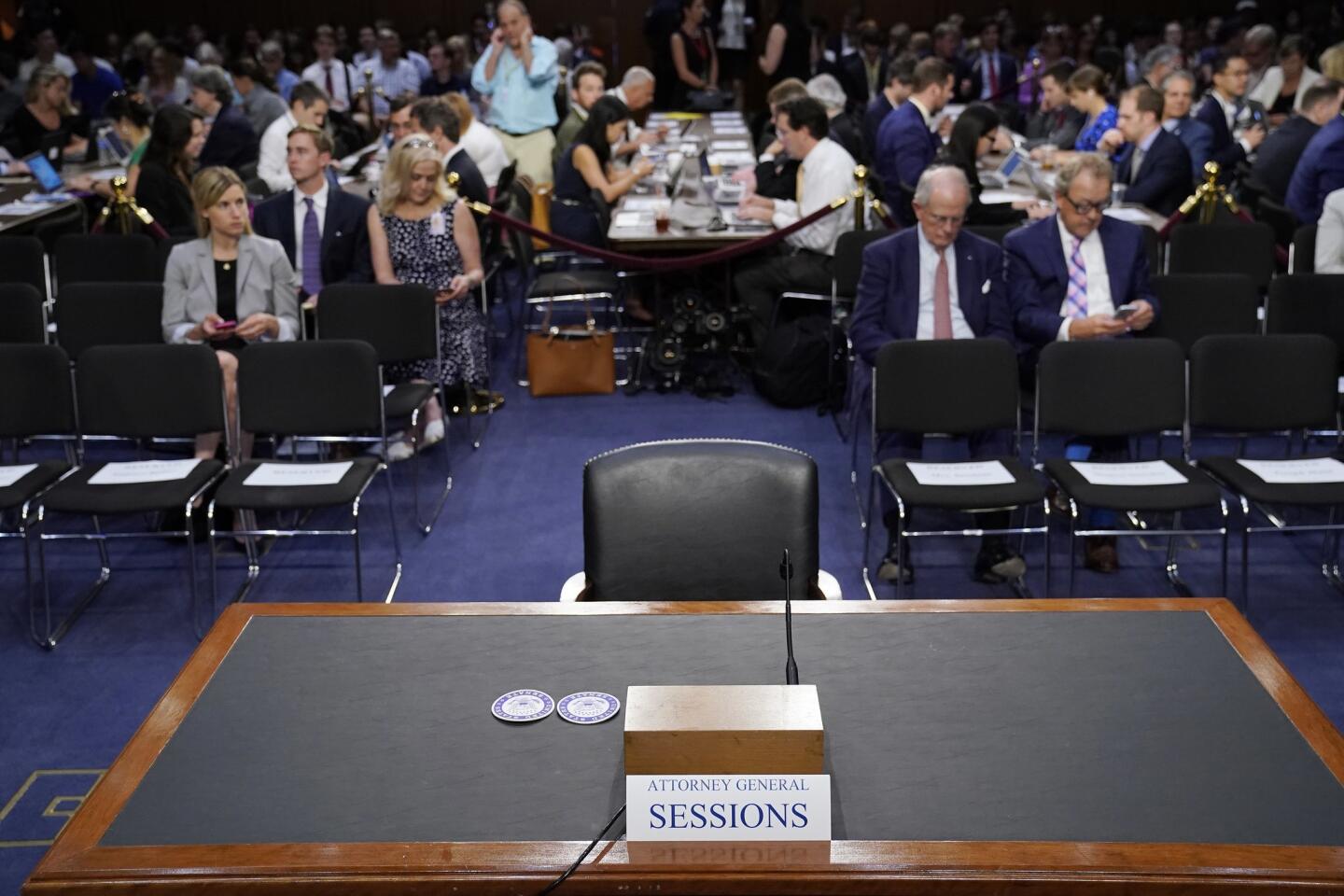 Jeff Sessions testifies