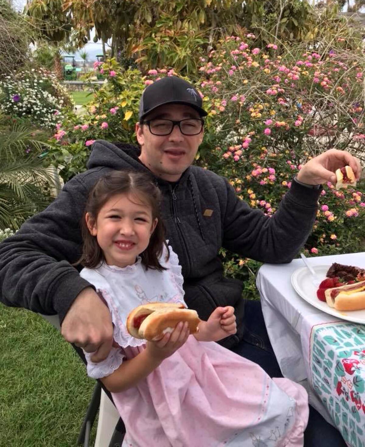 Anthony Mele Jr. and his 5-year-old daughter, Willow.