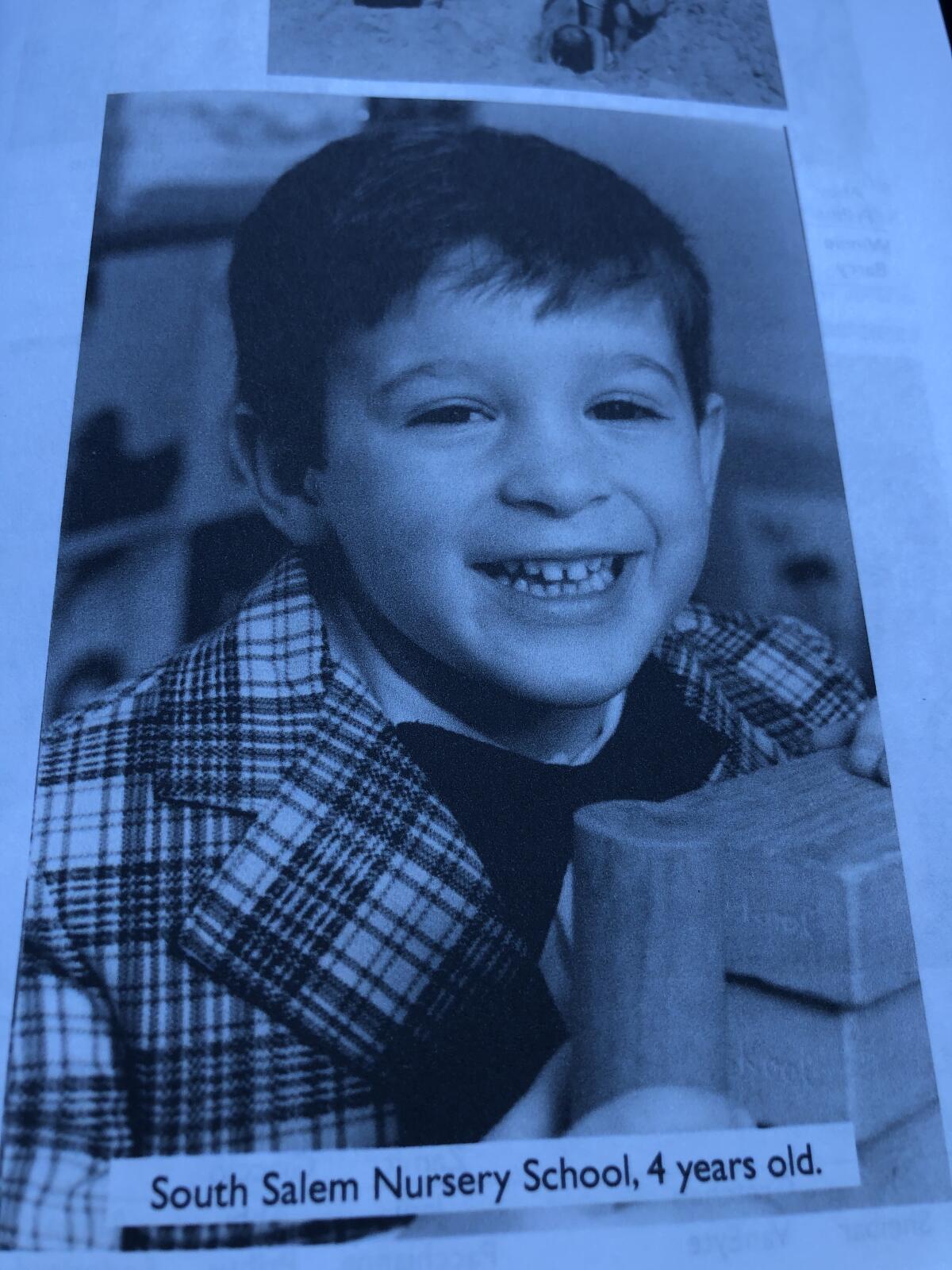 Falzon flipped through pages of scrapbooks and other artifacts from Paul's youth as she crafted his biography.