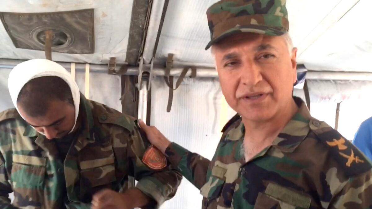 Maj. Gen. Muhsin Rashed Zangana, the Kurdish government’s director of medical affairs.