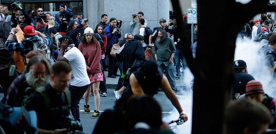 May Day clashes in Seattle