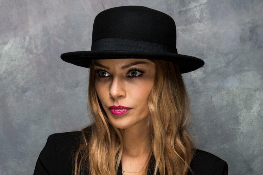 SAN DIEGO, CA --JULY 10, 2015 -- Lauren German of Lucifer, photographed in the L.A. Times Hero Complex photo studio at Comic-Con 2015, in San Diego, July 10, 2015. (Jay L. Clendenin / Los Angeles Times)