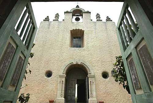 Montecito's Our Lady of Mt. Carmel Church is a place for quiet reflection on its amazing architecture.