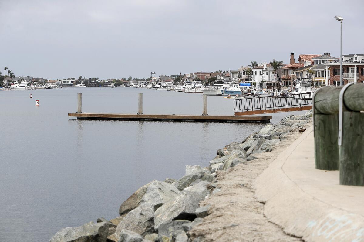 Water in the Huntington Harbour was closed to recreation on Monday night due to a sewage spill.