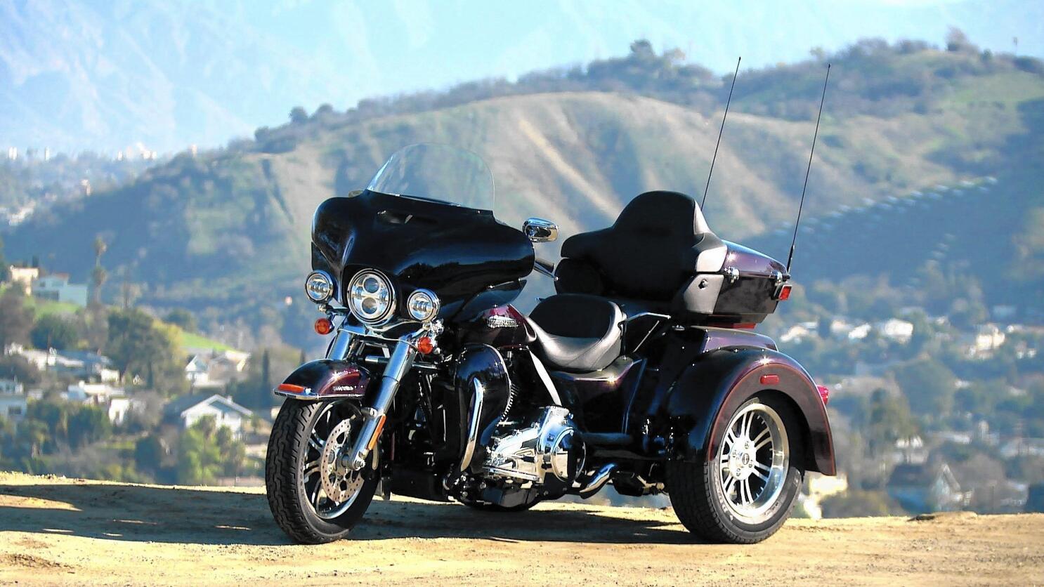 Harley-Davidson Tri Glide Ultra is a lumbering but luxurious 3