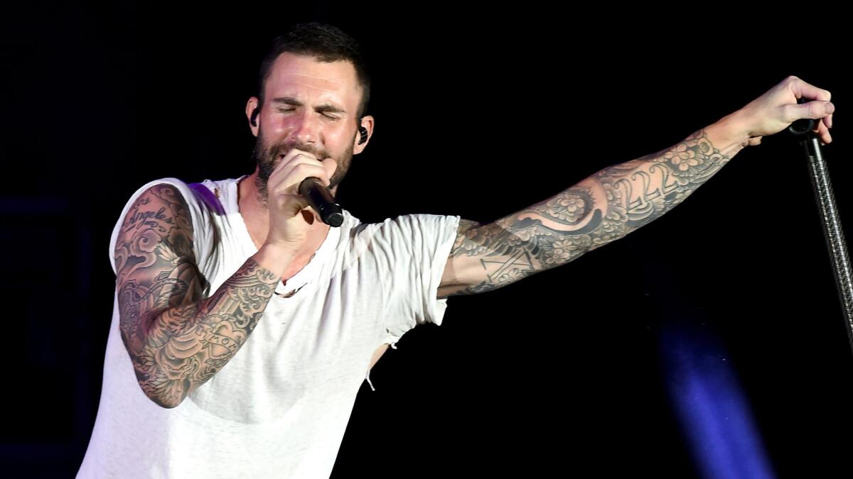 Adam Levine's ample tattoo collection now has a new finished piece.