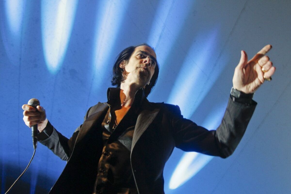 Nick Cave and the Bad Seeds perform during the SXSW Music Festival Wednesday night