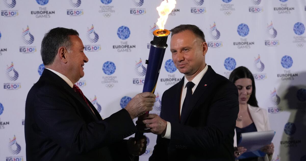Prezydent Polski Duda chwali Igrzyska Europejskie bez Rosji