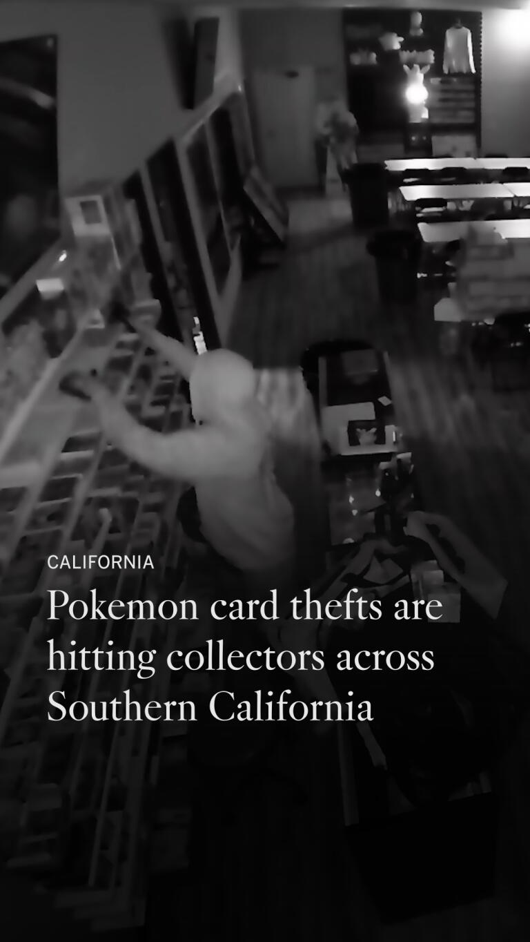 Pokemon Card Robbery Pokemon card thefts are hitting collectors across Southern California ...