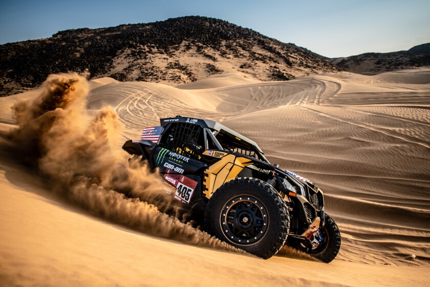 Casey Currie Hopes To Make History At Treacherous Dakar Rally Los Angeles Times