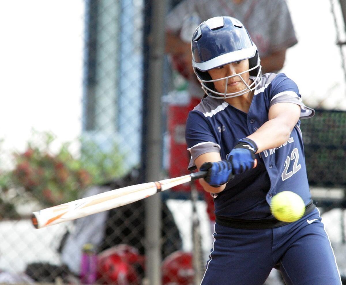 Flintridge Prep's Taylor Yoshida and the Rebels lost in the second round Tuesday to Savanna.
