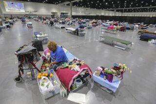 Convention Center homeless shelter