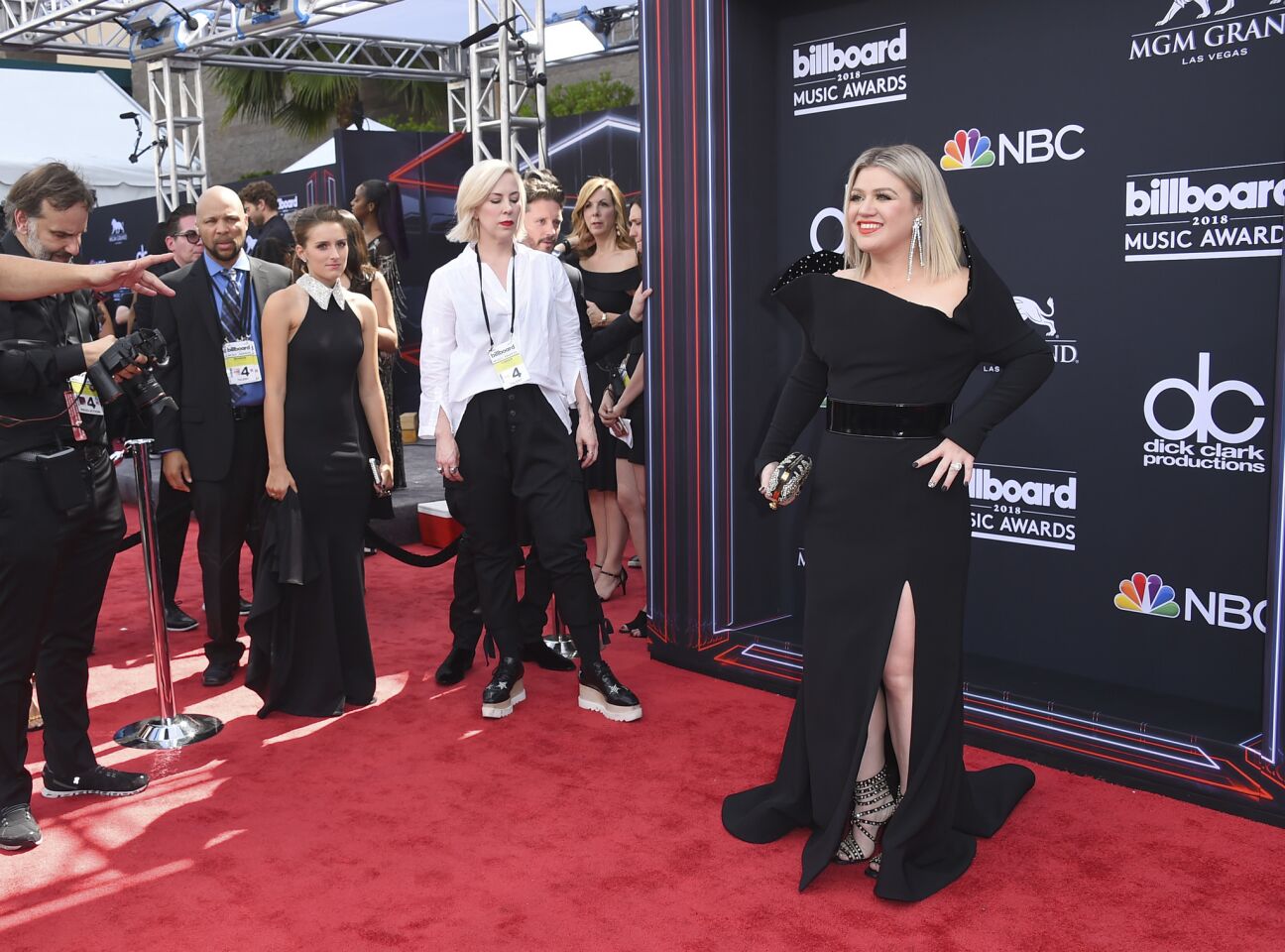 Kelly Clarkson at the Billboard Music Awards at the MGM Grand Garden Arena.