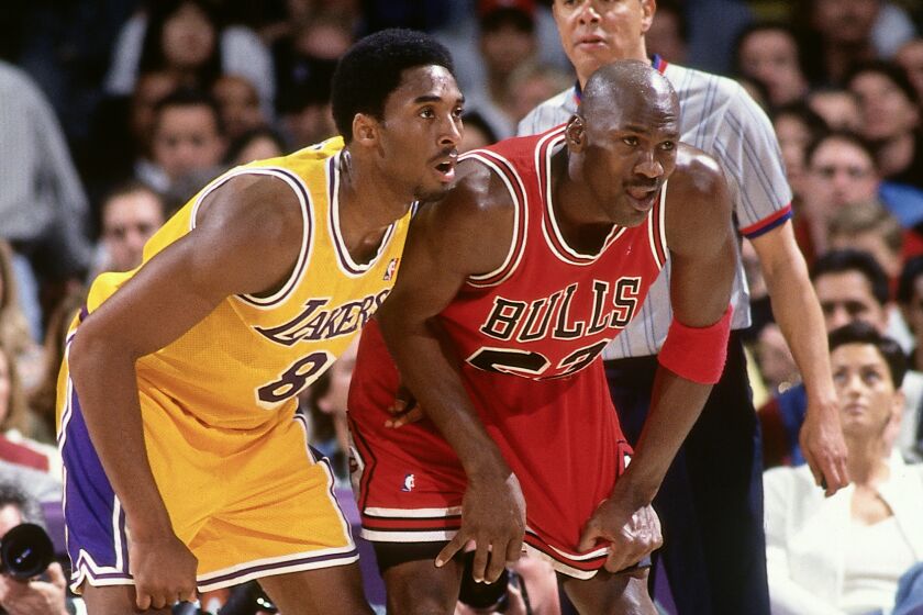 Kobe Bryant and Michael Jordan.