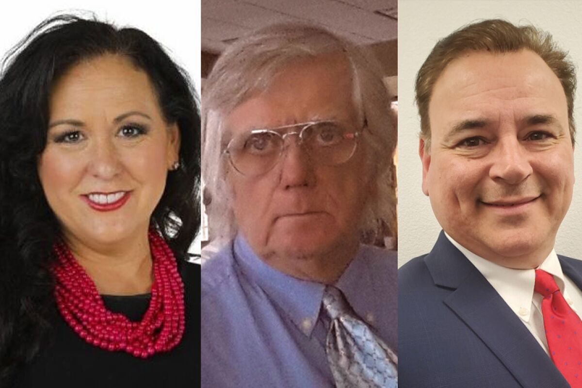 Incumbent Democratic Assemblywoman Lorena Gonzalez is challenged by Republicans Lincoln Pickard and John Vogel.