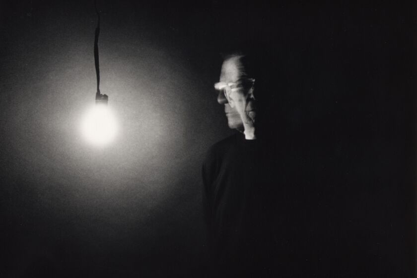 Leonard Nimoy's "Self-Portrait With Bulb" from 2003. The actor, who died Friday, focused on art-photography in the 2000s, a late chapter in a varied arts career.