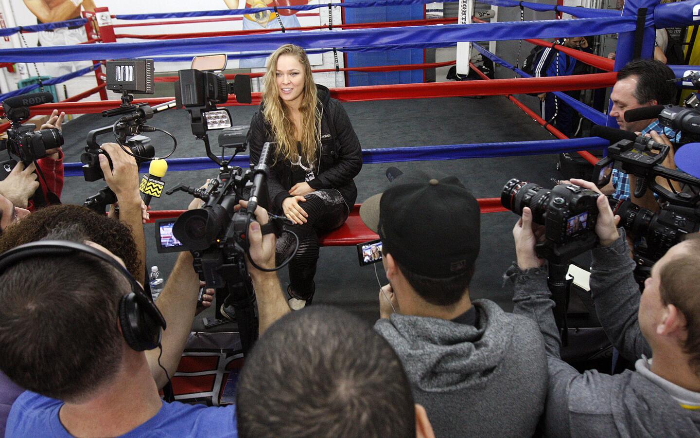 Photo Gallery: MMA Champion Rhonda Rousey open workout