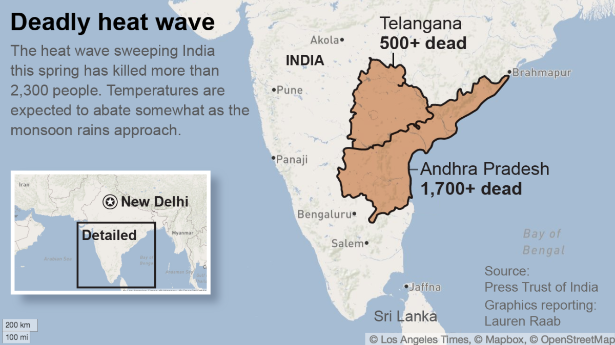 Deadly heat wave in India