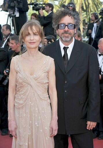 Tim Burton and Isabelle Huppert