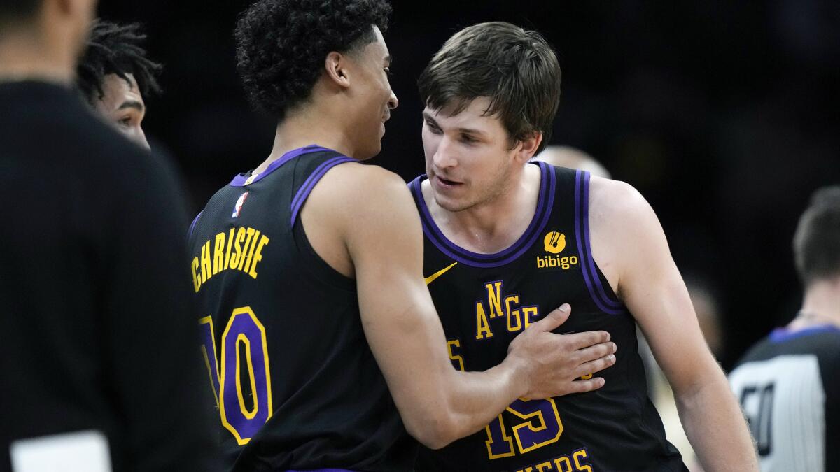 Austin Reaves hits 7 3-pointers, Lakers stun Celtics 114-105 without LeBron  James, Anthony Davis - The San Diego Union-Tribune