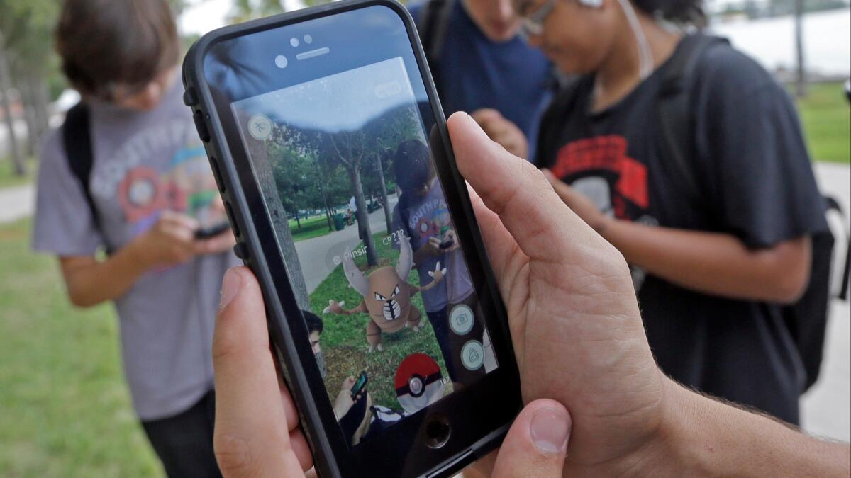 The "Pokemon Go" craze has sent legions of players hiking around cities and battling with pocket monsters on their smartphones.