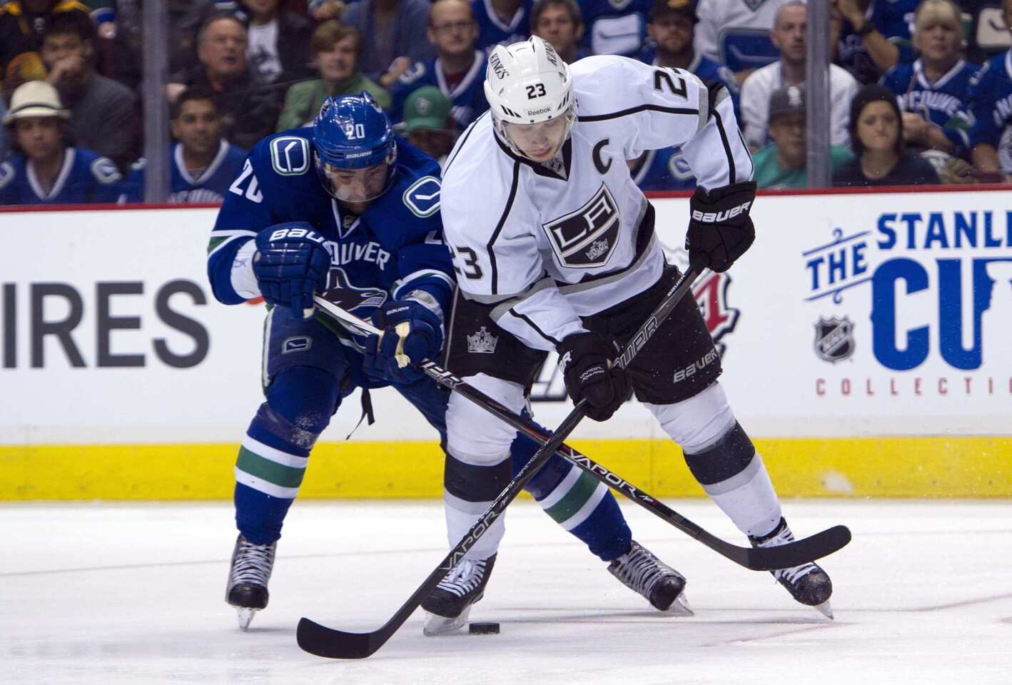 Chris Higgins, Dustin Brown