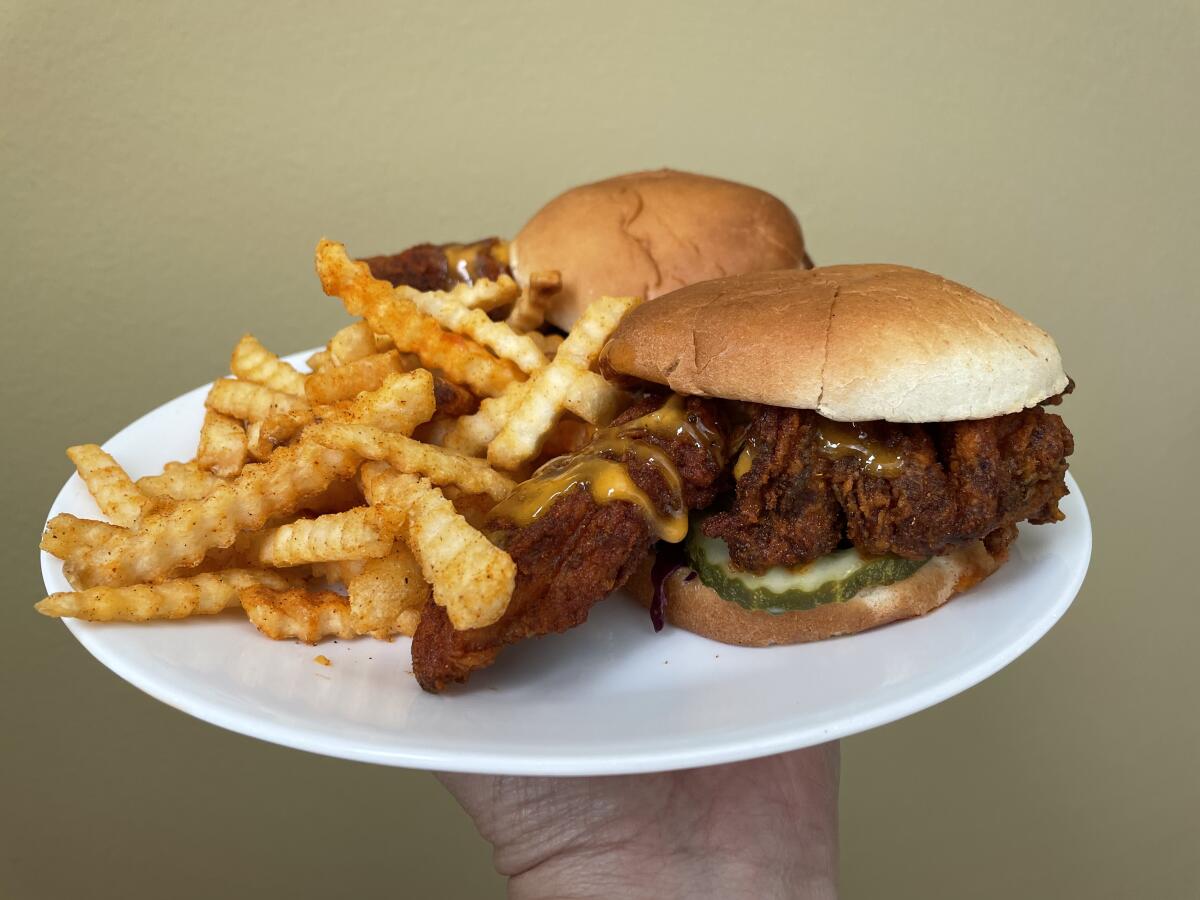 Dave's Hot Chicken slider