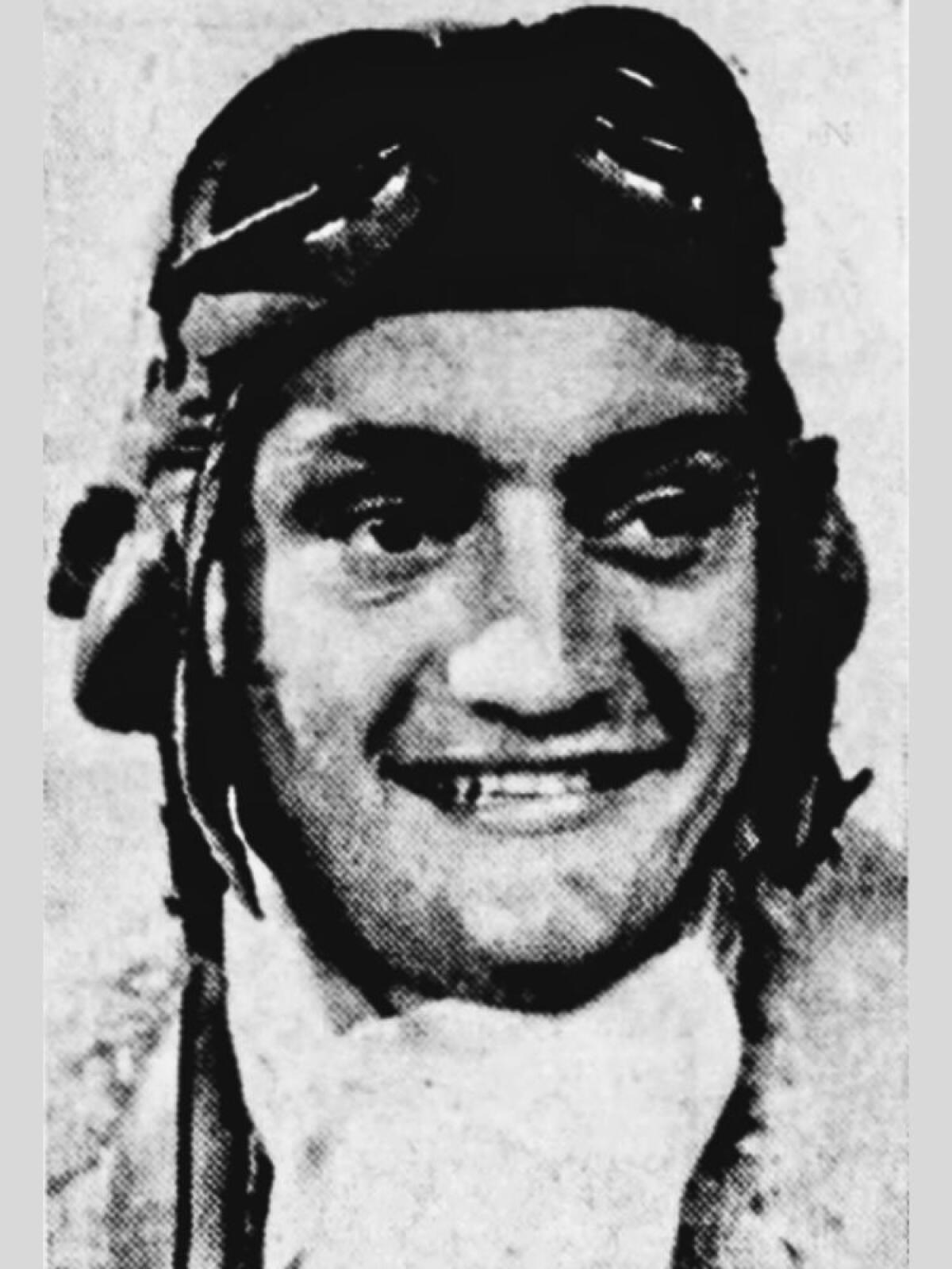 This photo of Yager appeared in the Palmyra Spectator, a Missouri newspaper, on December 20, 1944.