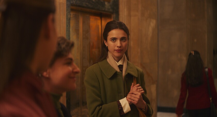 Margaret Qualley in the movie "My Salinger Year."