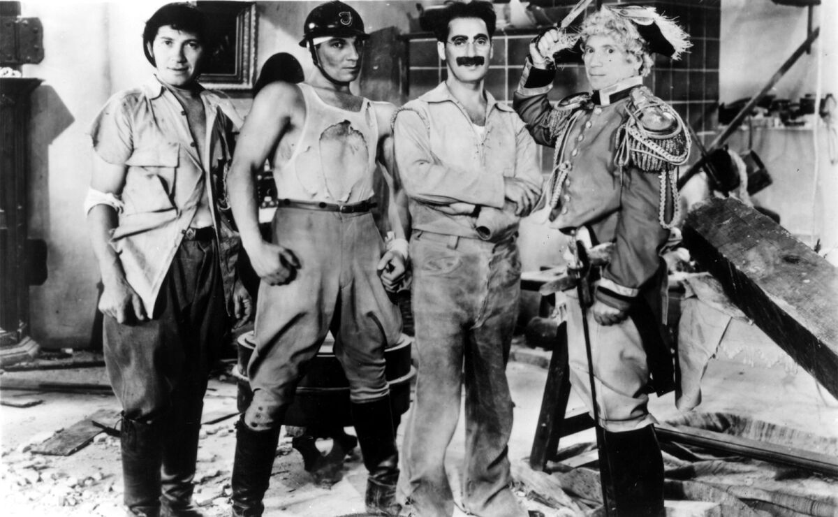 The Marx Brothers in "Duck Soup"