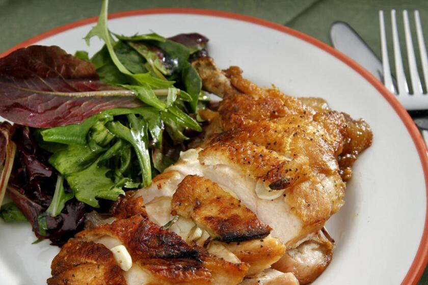 Recipe: Campanile's crispy flattened chicken