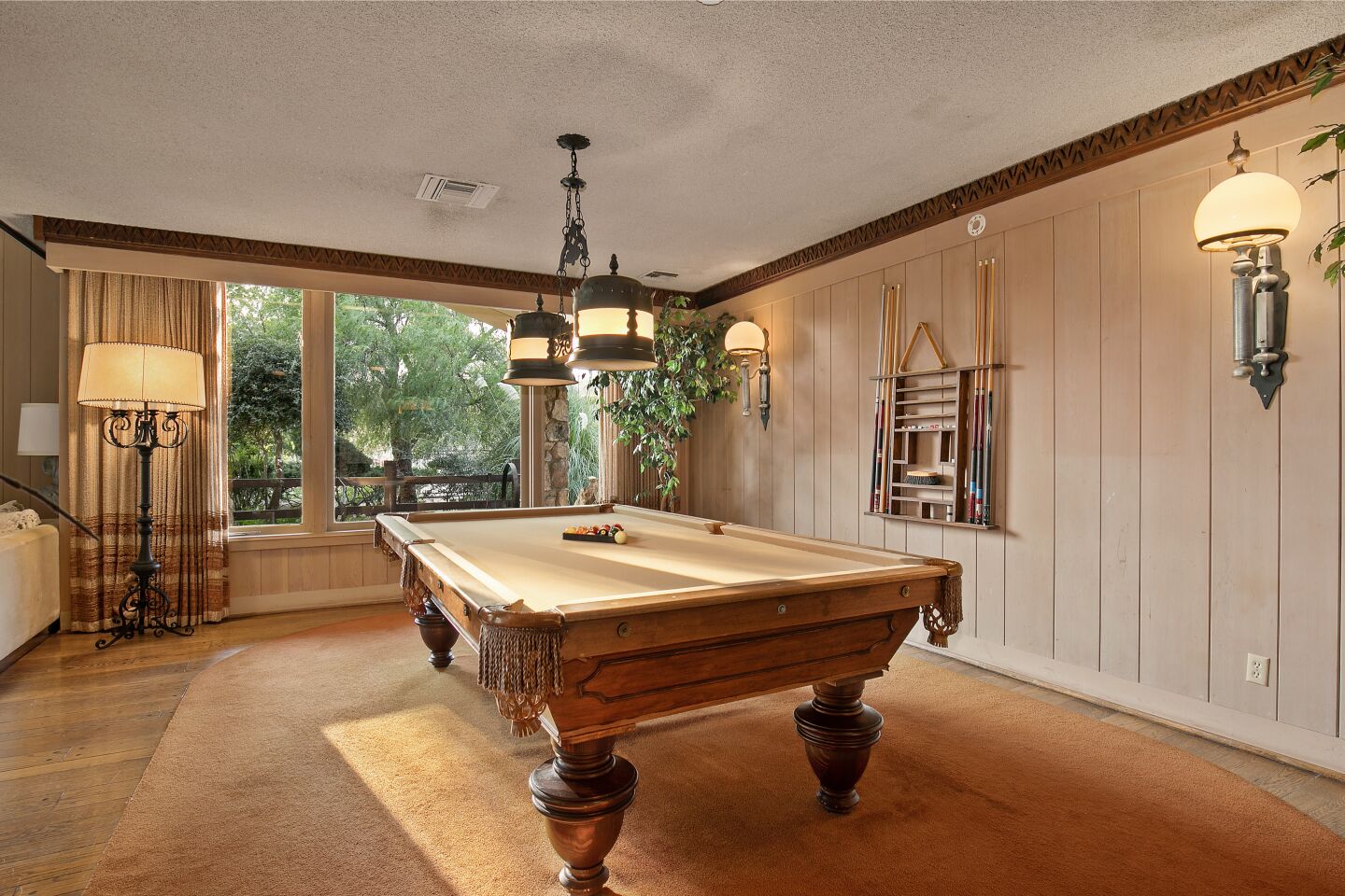 The billiards room.