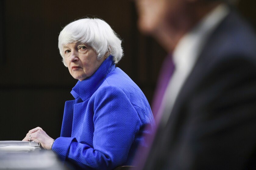 Treasury Secretary Janet Yellen