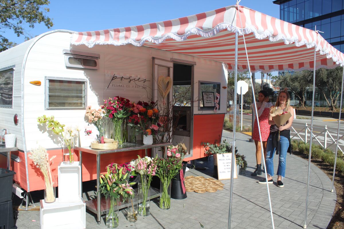 Posies Floral Company has a pop-up shop at One Paseo through Feb. 15.