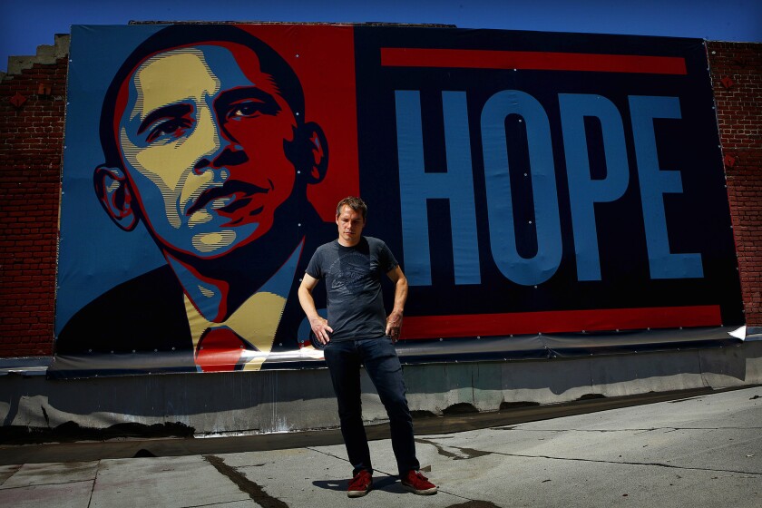 Street Artist Shepard Fairey Wanted For Felony Vandalism In Detroit Los Angeles Times