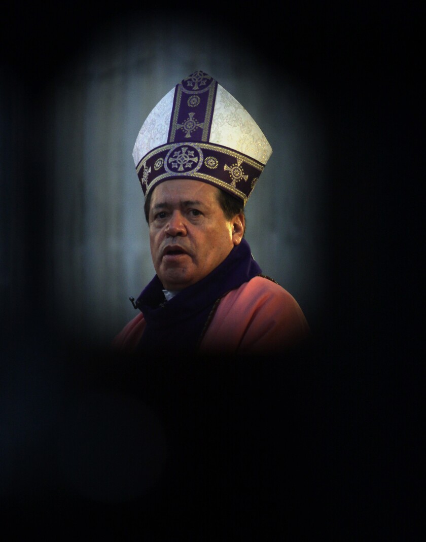 El cardenal Norberto Rivera Carrera, durante una homilía en Ciudad de México (México).