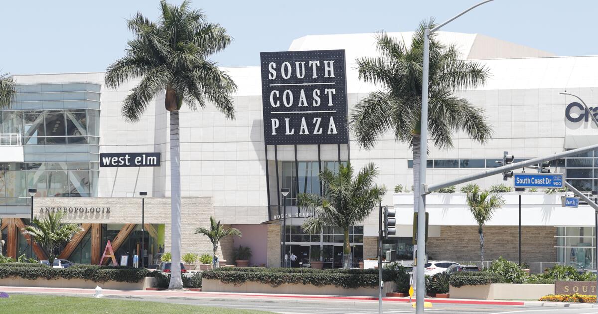 South Coast Plaza's operating company C.J. Segerstrom & Sons names new  chief executive - Los Angeles Times