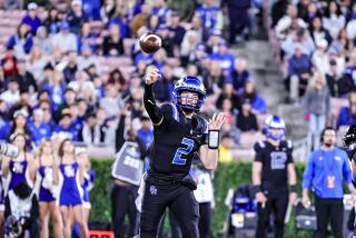 Quarterback Trace Johnson of Santa Margarita passed for 383 yards and four touchdowns in win over Corona Centennial.