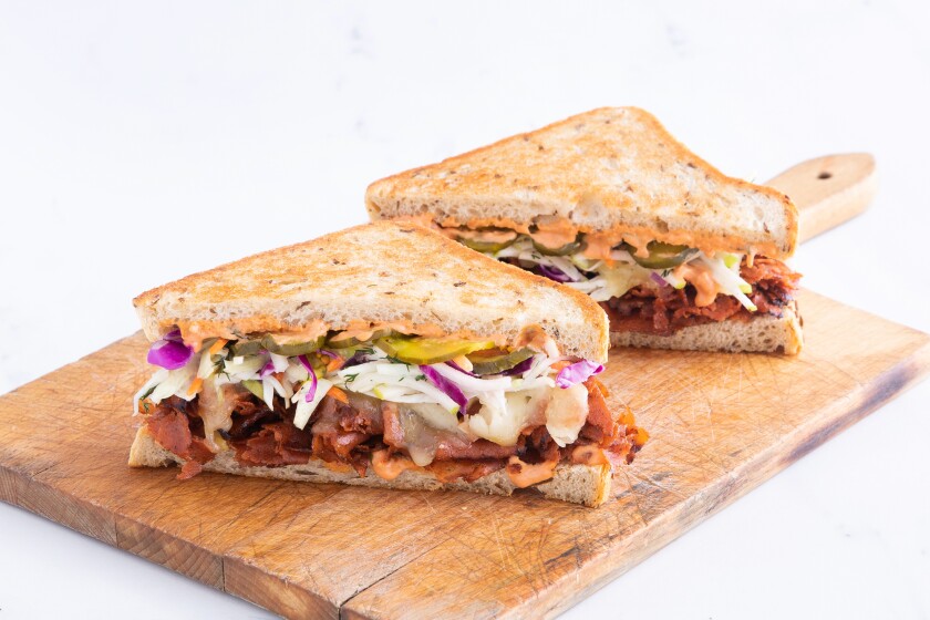 Mrs. Goldfarb's Unreal Reuben sandwich.