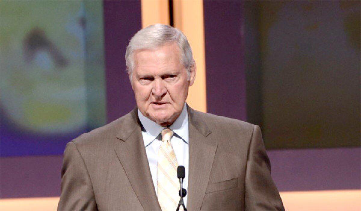 Lakers legend Jerry West celebrates is 75th birthday Tuesday.