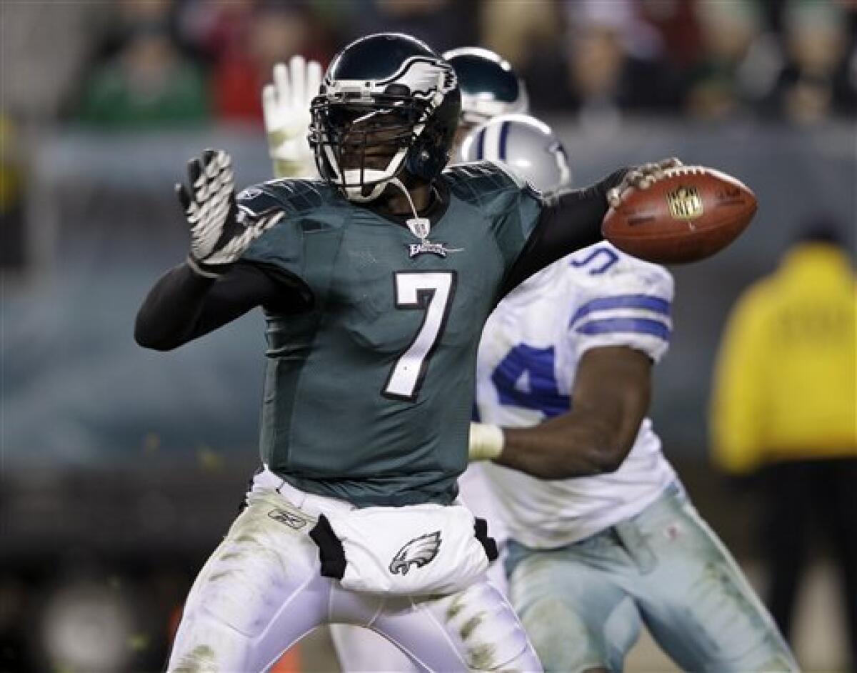 Vick, McCoy lead Eagles to 34-7 win over Cowboys - The San Diego  Union-Tribune