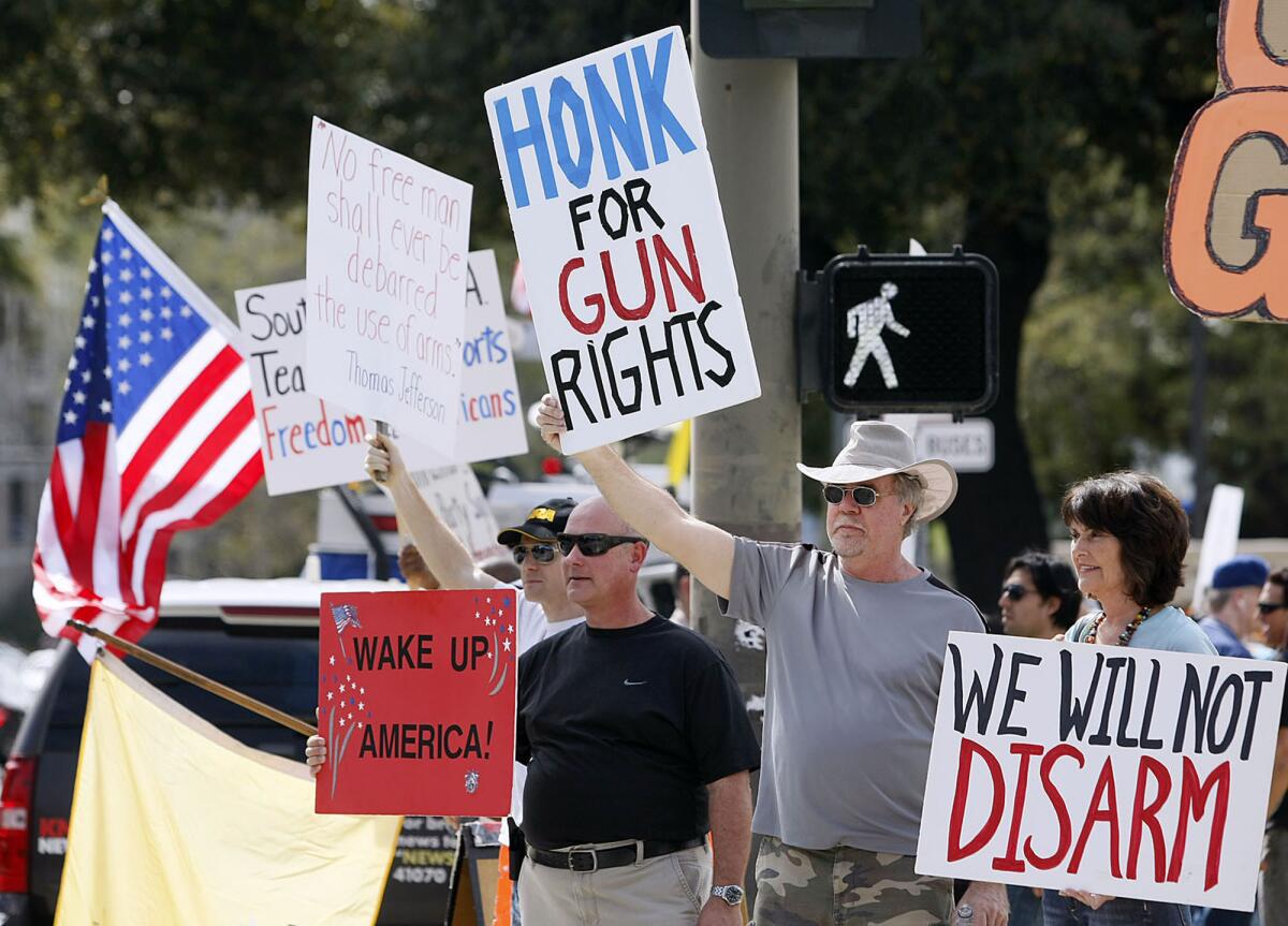 What might be the last Glendale Gun Show attracted a large crowd to the Glendale Civic Auditorium on Saturday, March 2, 2013. Besides guns and ammunition, a wide variety of accessories were being purchased by customers. The Glendale City Council will vote whether to ban these types of shows on city property soon.