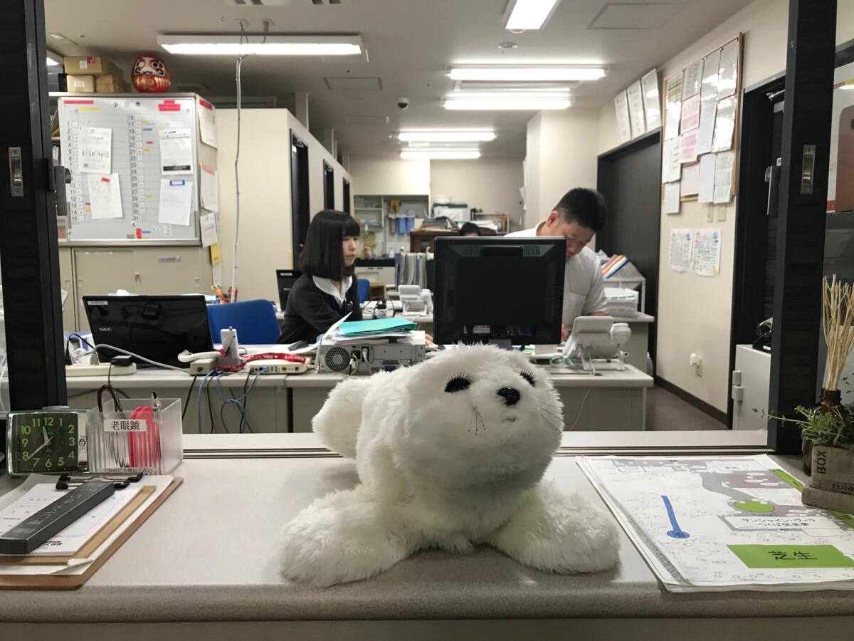 Paro, a robot seal made in Japan