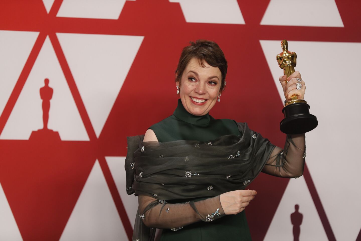 Olivia Colman, winner of the lead actress Oscar for her role in "The Favourite."
