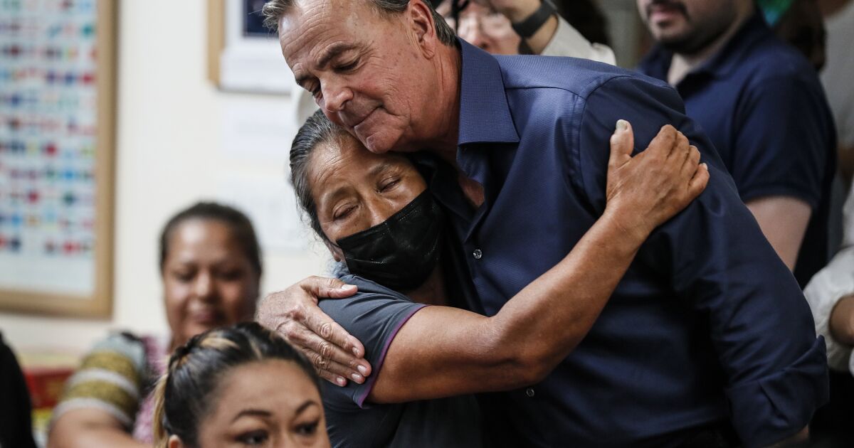 Column: Rick Caruso’s Latino appeal isn’t bought — it’s real. But is it enough to win? Column: Rick Caruso’s Latino appeal isn’t bought — it’s real. But is it enough to win?