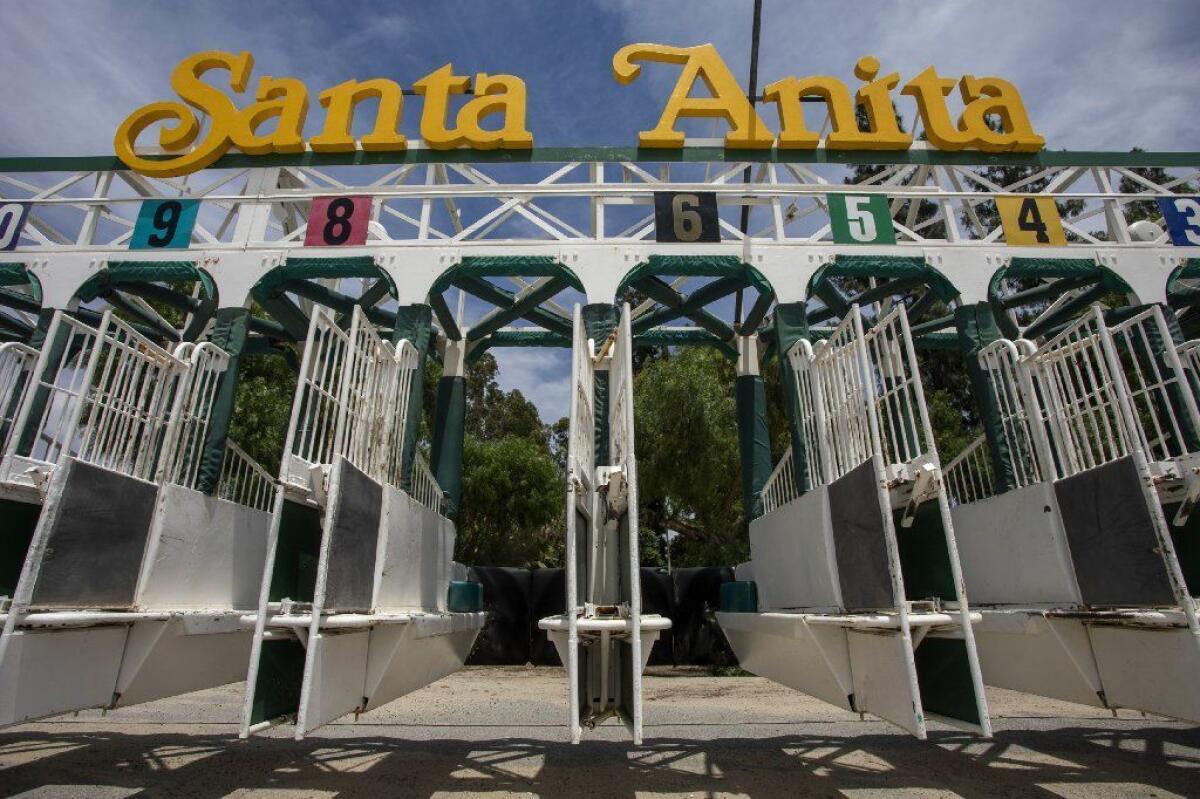 Santa Anita Park will be back in business this weekend.